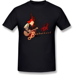 Buckethead Cotton Men's T-Shirts Short Sleeve Black Buckethead Cotton Men's T-Shirts Short Sleeve Black