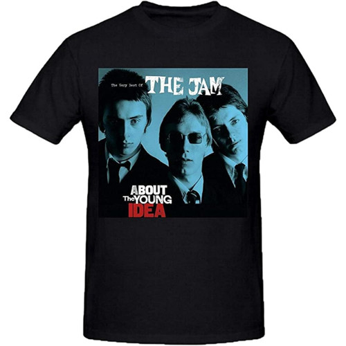 The Jam About The Young Idea Black Tee Shirts for Men