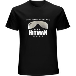 100% Cotton Sportswear Tee Plus Men's T Shirt Bret Hart Hitman Best There is was Ever Will Be Topss