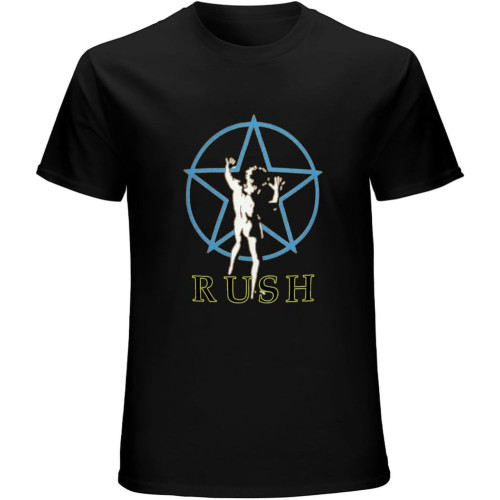 Men's Rush - Starman Glow - T Shirt Brand - T Shirt Black Men's Rush - Starman Glow - T Shirt Brand - T Shirt Black
