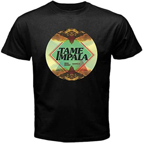 Tame Impala Australian Men's Black T-Shirt