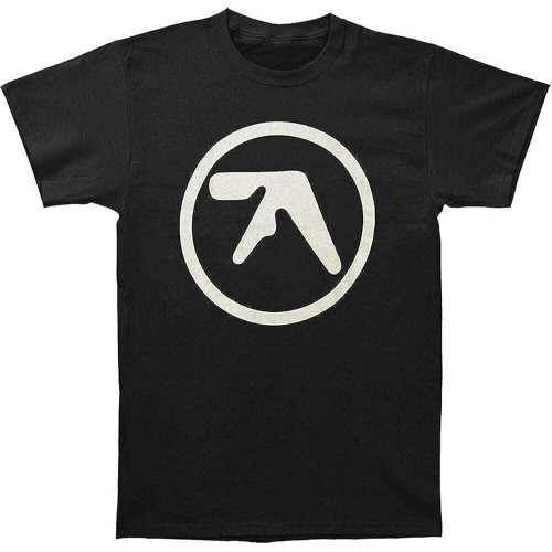 Aphex Twin Men's Logo Slim Fit T-Shirt Black Aphex Twin Men's Logo Slim Fit T-Shirt Black