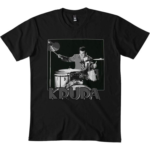 Gene Krupa Slim Fit T-Shirt Bl Black Gene Krupa Slim Fit T-Shirt Bl Black