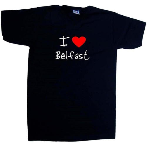 I Love Heart Belfast Crew Neck White Yellow Black Red Mens Women T Shirt 100% Cotton8241 I Love Heart Belfast Crew Neck White Yellow Black Red Mens Women T Shirt 100% Cotton8241