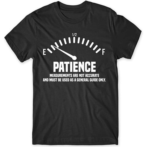 Patience is Running Out Funny Mens T-Shirt Black Patience is Running Out Funny Mens T-Shirt Black