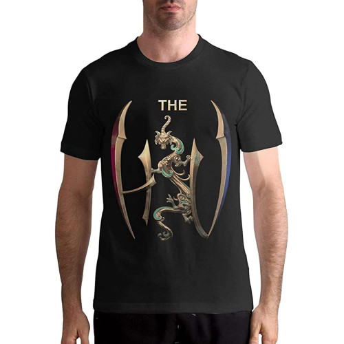 Men's Casual Shirt The Hu Band Logo Shirt Men's Short Sleeve T Shirt Fashion Casual Tee Button Closure Black Men's Casual Shirt The Hu Band Logo Shirt Men's Short Sleeve T Shirt Fashion Casual Tee Button Closure Black