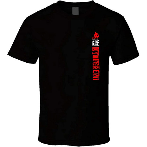 Be Different Logo Shirt Black White Tshirt Men's Black Be Different Logo Shirt Black White Tshirt Men's Black