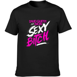 Men's Casual Shirt Page Ellen David Guetta Sexy Bitch Comfortable Fabrics to accompany You All Summer Black Men's Casual Shirt Page Ellen David Guetta Sexy Bitch Comfortable Fabrics to accompany You All Summer Black