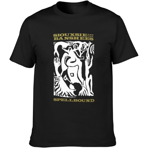 Siouxsie and The Banshees Spellbound Single T-Shirt Mens Casual Tee Black Siouxsie and The Banshees Spellbound Single T-Shirt Mens Casual Tee Black