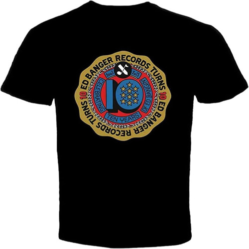 Men's Cotton Shirt Men's SDFSDF New ED Banger Records 2 New T Shirt USA EM1 Classic Style Black Men's Cotton Shirt Men's SDFSDF New ED Banger Records 2 New T Shirt USA EM1 Classic Style Black