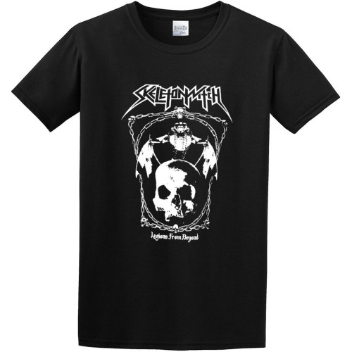 Men's Cotton Shirt Skeletonwitch (Legions from Beyond) Crew-Neck t-Shirt Black Men's Cotton Shirt Skeletonwitch (Legions from Beyond) Crew-Neck t-Shirt Black