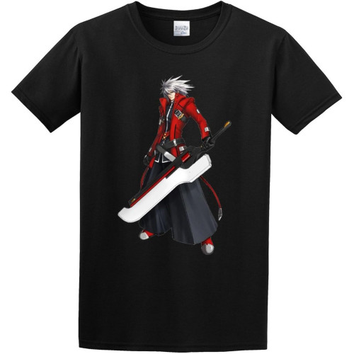 Men's T-Shirt Feel Soft Blazblue 3 Short Sleeves Black