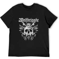 Men's Summer T-Shirt Wolfbrigade Sweden Do not Bleach Black