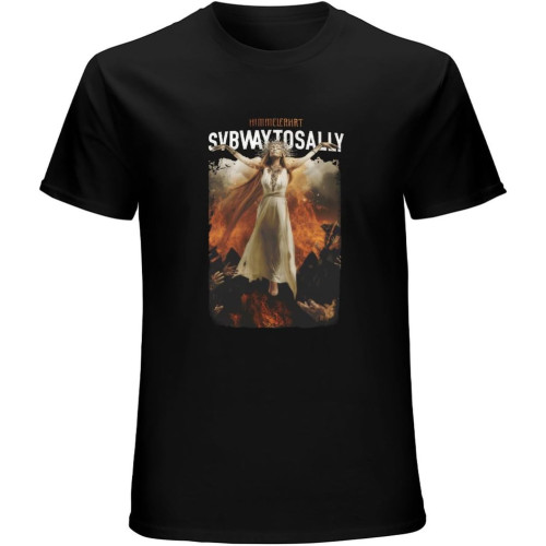 Subway to Sally Ascension Unisex T-Shirt Graphic Printed Tee Mens Black Shirt Subway to Sally Ascension Unisex T-Shirt Graphic Printed Tee Mens Black Shirt