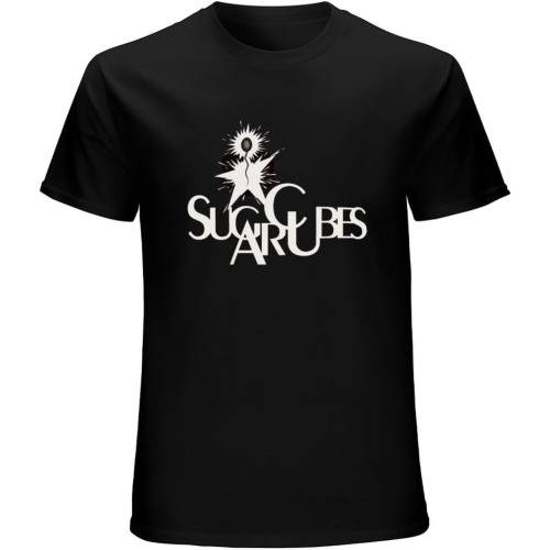 Sugarcubes Unisex T-Shirt Graphic Printed Tee Mens Black Shirt Sugarcubes Unisex T-Shirt Graphic Printed Tee Mens Black Shirt