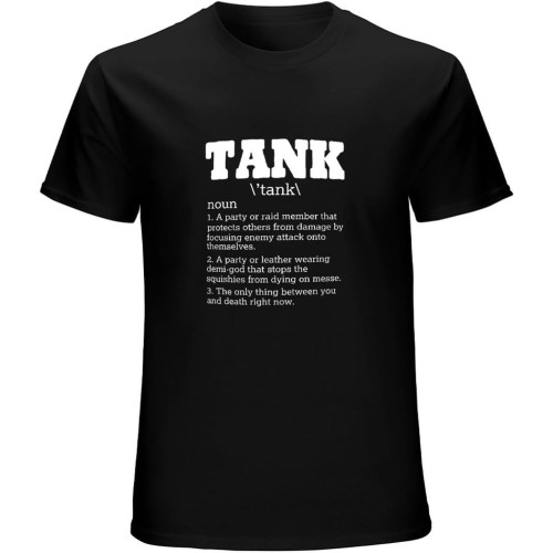 Tank RPG Gamer Video Game MMORPG PC Gamer Wow Horde Alliance Rogue Unisex T-Shirt Graphic Printed Tee Mens Black Shirt Tank RPG Gamer Video Game MMORPG PC Gamer Wow Horde Alliance Rogue Unisex T-Shirt Graphic Printed Tee Mens Black Shirt