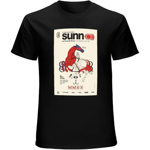 Sunn O Let There Be Drone Unisex T-Shirt Graphic Printed Tee Mens Black Shirt