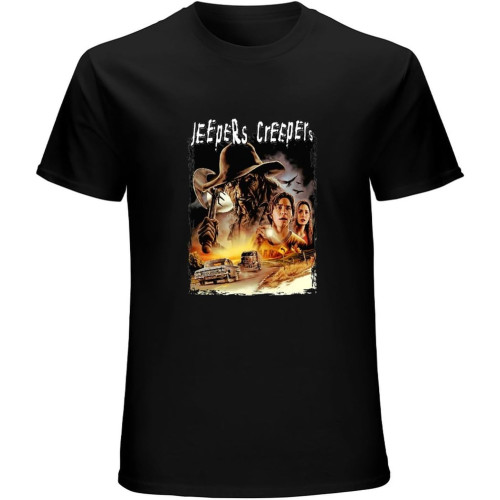 Jeepers Creepers Essential Unisex T-Shirt Graphic Printed Tee Mens Black Shirt