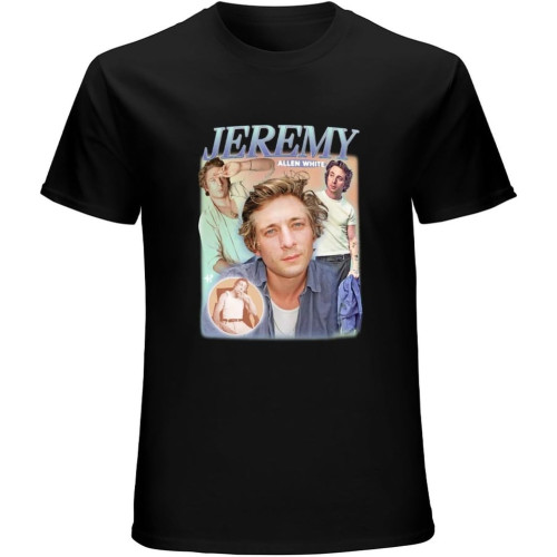 Jeremy Allen White Homage TV Show Unisex T-Shirt Graphic Printed Tee Mens Black Shirt Jeremy Allen White Homage TV Show Unisex T-Shirt Graphic Printed Tee Mens Black Shirt