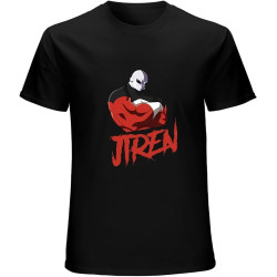 Jiren Hip Hop Unisex T-Shirt Graphic Printed Tee Mens Black Shirt