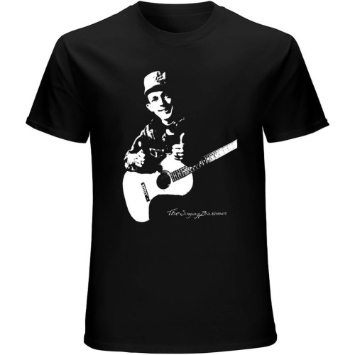 Jimmie Rodgers Unisex T-Shirt Graphic Printed Tee Mens Black Shirt