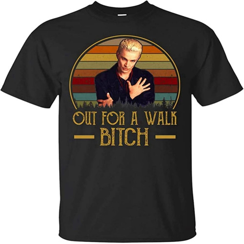 BeeKai Out for A Walk Bitch T-Shirt - Funny Shirts BeeKai Out for A Walk Bitch T-Shirt - Funny Shirts