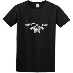 Men's T-Shirts Danzig Demon Skull Logo Black
