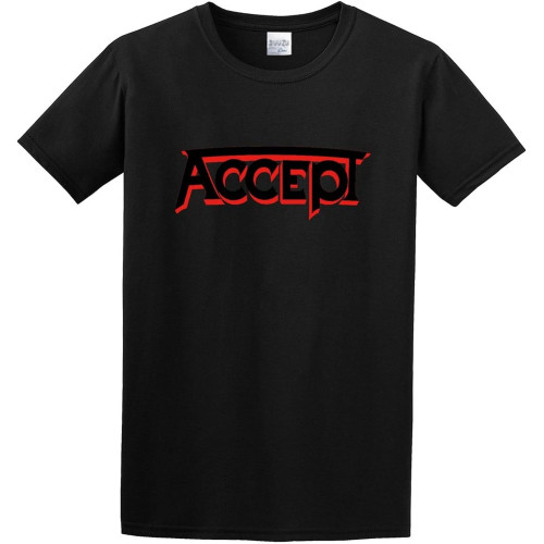 Fashion T-Shirts Accept 'Red Logo' Black Fashion T-Shirts Accept 'Red Logo' Black