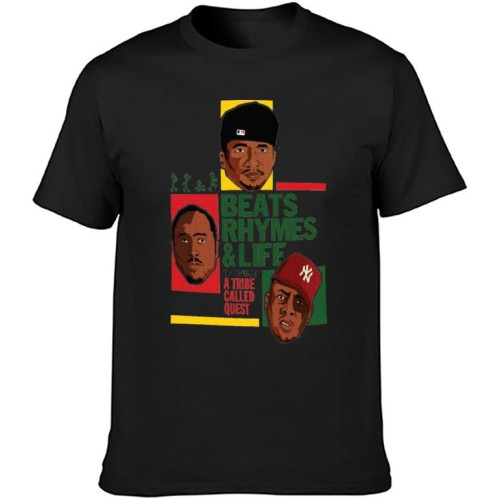 Short T-Shirt A Tribe Called Quest Beats Rhymes and Life Black Short T-Shirt A Tribe Called Quest Beats Rhymes and Life Black