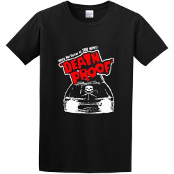 Fashion T-Shirts Death Proof Quentin Tarantino Kurt Russell Movie Black