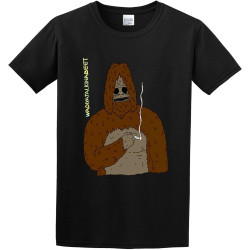 Men's T-Shirts Sassy The Sasquatch Big LEZ Show Un Whatcha Talk Funny Black