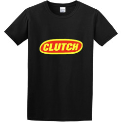 Men's T-Shirts Clutch Ouval Logo Black