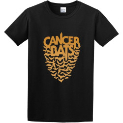 Unisex T-Shirt Cancer Bats Image Soft Hardcore Punk Black Unisex T-Shirt Cancer Bats Image Soft Hardcore Punk Black