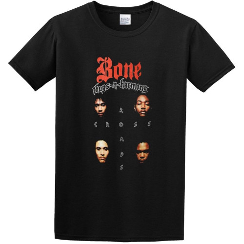 Adult T-Shirts Bone Thugs-N-Harmony Crossroads Black