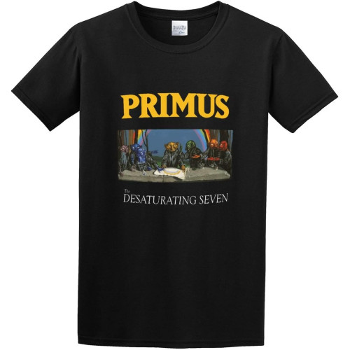 Short T-Shirt Primus Album Logo Rock Tour 2017 Black Short T-Shirt Primus Album Logo Rock Tour 2017 Black