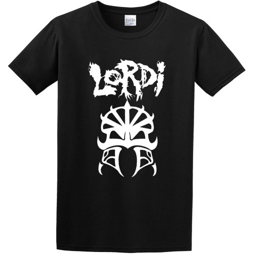 Adult T-Shirts Lordi Logo Black Adult T-Shirts Lordi Logo Black