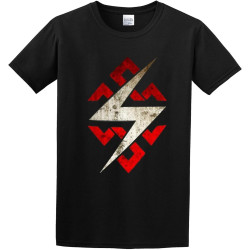 Adult T-Shirts Throbbing Gristle Industrial Punk Lightning Bolt Thunder Black Adult T-Shirts Throbbing Gristle Industrial Punk Lightning Bolt Thunder Black