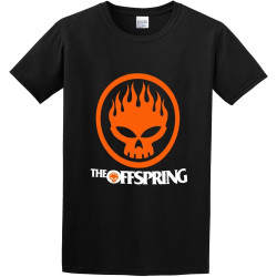 Adult T-Shirts The Offspring Skull Logo Black Adult T-Shirts The Offspring Skull Logo Black
