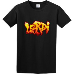 Adult T-Shirts Lordi Logo 03 Black Adult T-Shirts Lordi Logo 03 Black