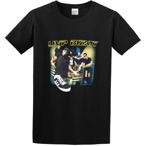 Fashion T-Shirts Limp Bizkit Vintage Cottonfor Black Fashion T-Shirts Limp Bizkit Vintage Cottonfor Black