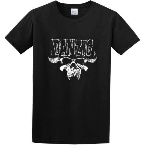 Adult T-Shirts Danzig ' Logo' Black Adult T-Shirts Danzig ' Logo' Black