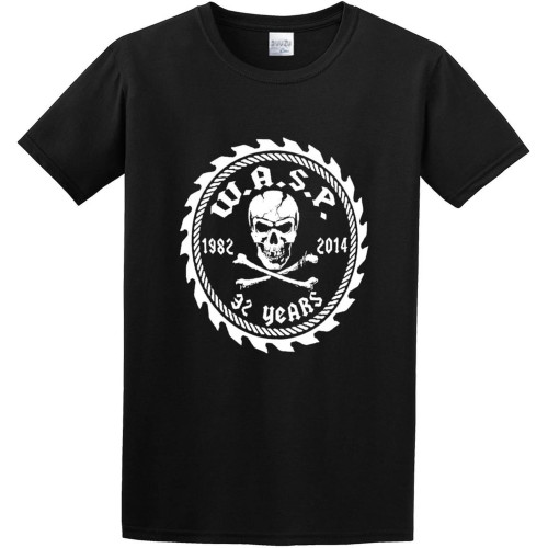 Short T-Shirt Wasp 30 Years Band Legend Black