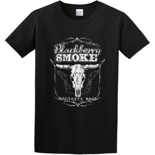 BlackBerry Smoke Men's 100% Cotton Casual T-Shirt