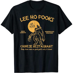 New Limited Vintage Lee Ho Fooks Chinese Restaurant Mens T-Shirt Black New Limited Vintage Lee Ho Fooks Chinese Restaurant Mens T-Shirt Black
