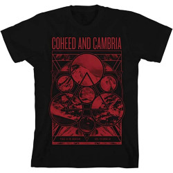 Coheed and Cambria Men's Mountain Peace Slim Fit T Shirt Coheed and Cambria Men's Mountain Peace Slim Fit T Shirt