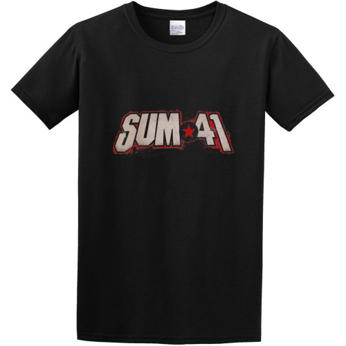 Sum 41 Logo Mens Round Neck Cotton T Shirts