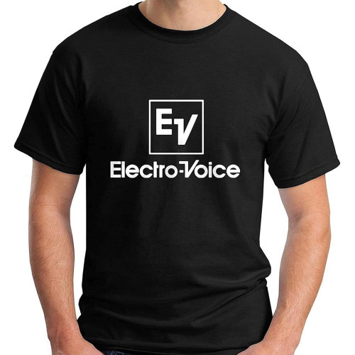 Ev Electro Voice Audio Short Sleeve Black Men's T-Shirt Black Ev Electro Voice Audio Short Sleeve Black Men's T-Shirt Black