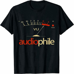 New Limited VU Meter Hi-Fi Vintage Stereo Audiophile Mens T-Shirt Black New Limited VU Meter Hi-Fi Vintage Stereo Audiophile Mens T-Shirt Black