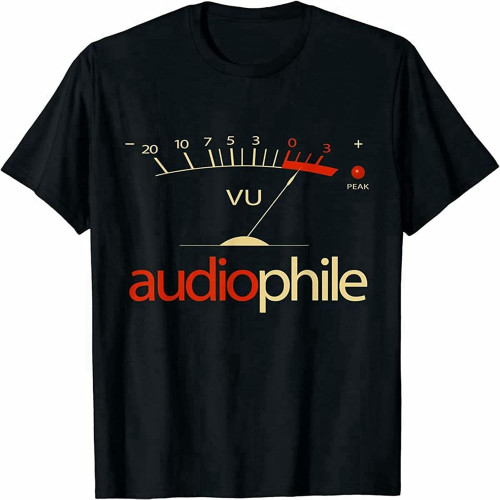 New Limited VU Meter Hi-Fi Vintage Stereo Audiophile Mens T-Shirt Black New Limited VU Meter Hi-Fi Vintage Stereo Audiophile Mens T-Shirt Black