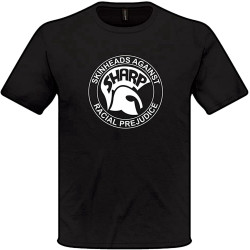 Men's Sharp Skinhead T-Shirt Anti Racism Black Men's Sharp Skinhead T-Shirt Anti Racism Black